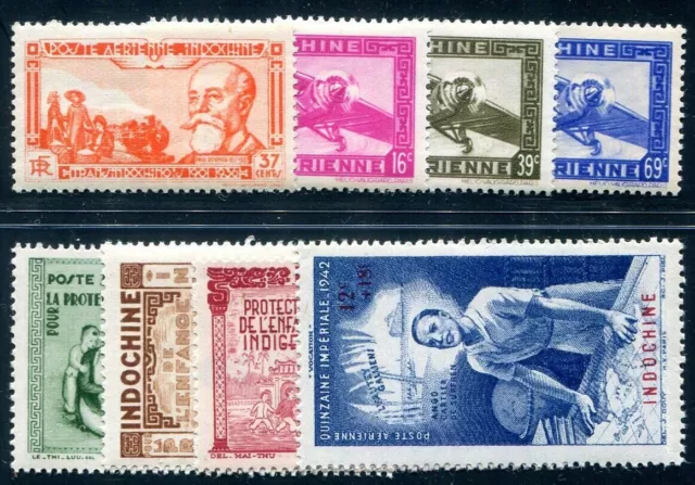 INDOCHINE 1938 Yvert PA 15,17-22 ** POSTFRISCH TADELLOS (F5770