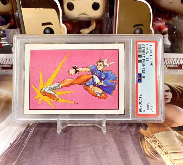 Chun Li 1993 Topps Capcom Street Fighter Ii Two 2 Rookie Rc Psa Mint 9 Low Pop Chun Li 1993 Topps Capcom Street Fighter Ii Two 2 Rookie Rc Psa Mint 9 Low Pop