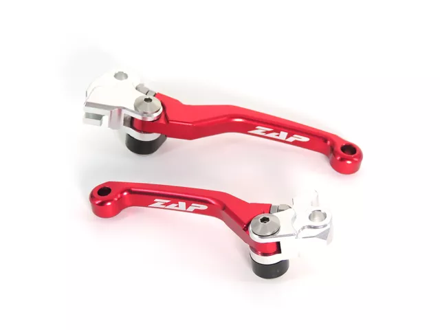 ZAP Klapphebel Satz Honda CRF 250 / 450 2007- 2020 rot Kupplungs Brems Hebel