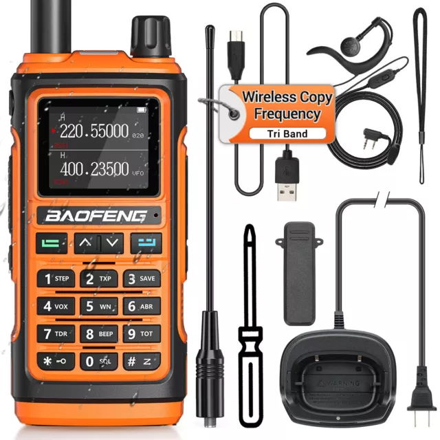 Baofeng UV-17 Pro L Walkie Talkie Tri Band Wireless Copy Frequency USB Ham Radio