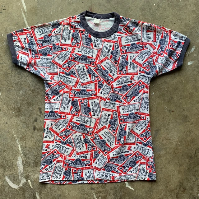 Budweiser Ringer T-Shirt – Classic Logo Tee For Men - View #14
