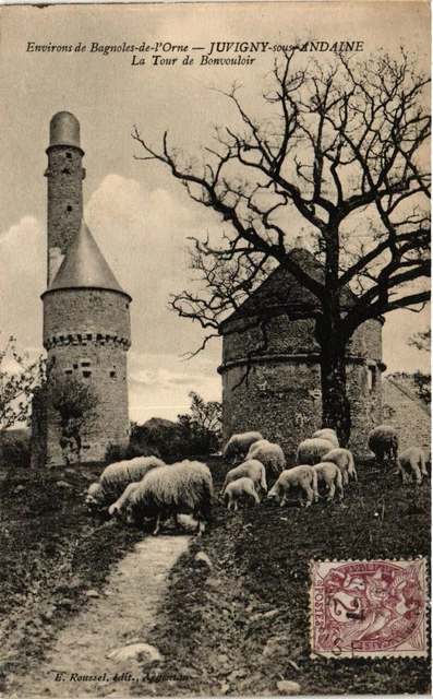 CPA Env. de BAGNOLES-de-l'ORNE - JUVIGNY-sous-ANDAINE - La Tour (355765)