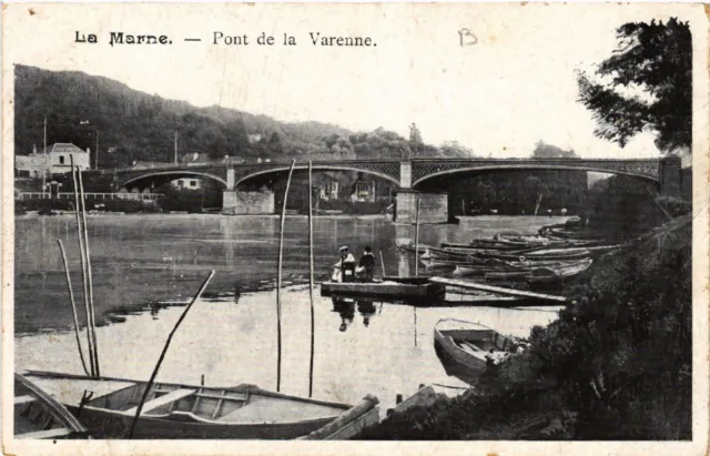 CPA La Marne - Pont de la VARENNE (519868)