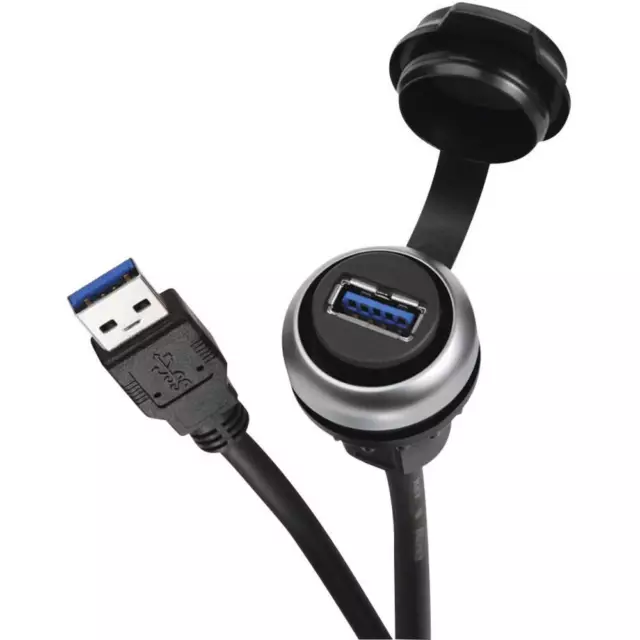 LEDmaxx USB1003 simple Prise de courant encastrable avec USB