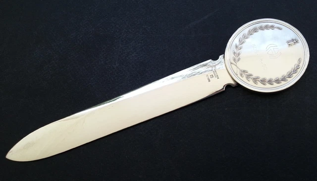 Coupe-papier Ouvre-lettre Christofle Aria - Métal Argenté - Made In France