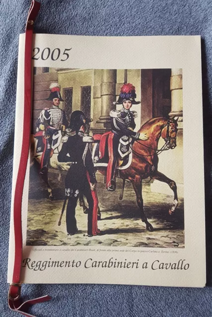 Anno 2005 Calendario Storico Reggimento Carabinieri a Cavallo