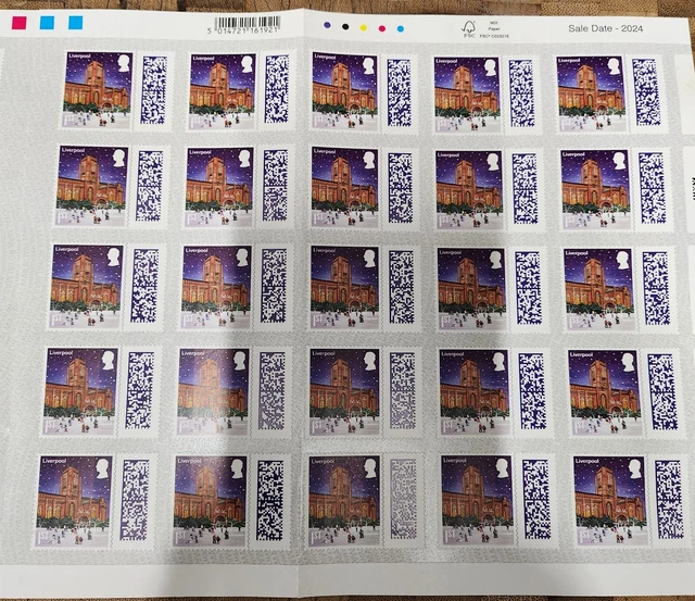 ROYAL MAIL CHRISTMAS Stamps 2024 Full Sheet 1st Class x 50 £40.00
