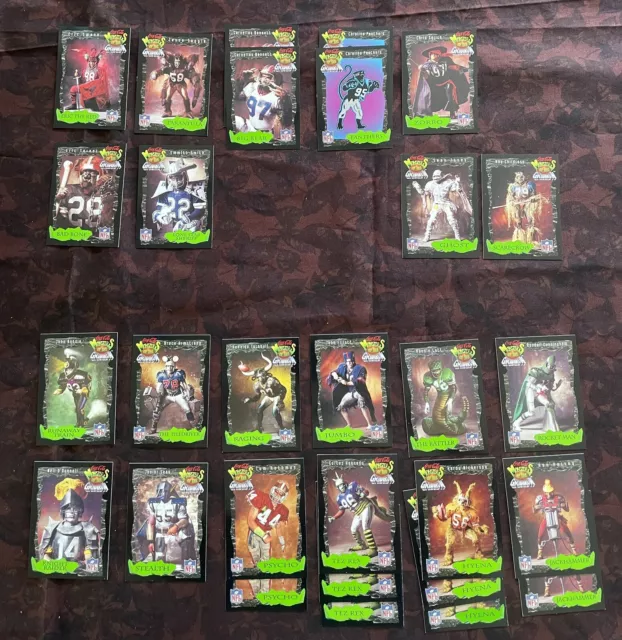 1994 NFL Coca Cola Monsters of the Gridiron 29 CARDS (Missing #6,9,10,13-18)