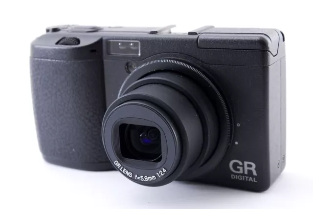 RICOH GR DIGITAL 8.1MP Black [Excellent+++] w/Strap,SD card From Japan [1015]