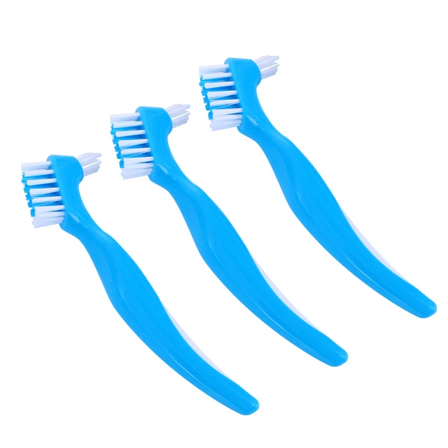 6 pièces brosse à dents pour prothèse dentaire brosse double face soins des prot