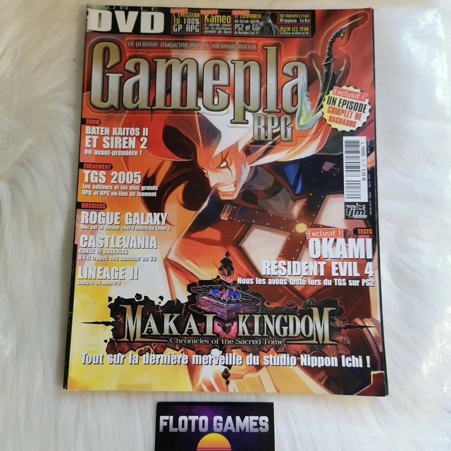 Magazine Gameplay RPG N°76 - Novembre 2005 - PlayStation, Xbox, Game Cube - Collector Rétro