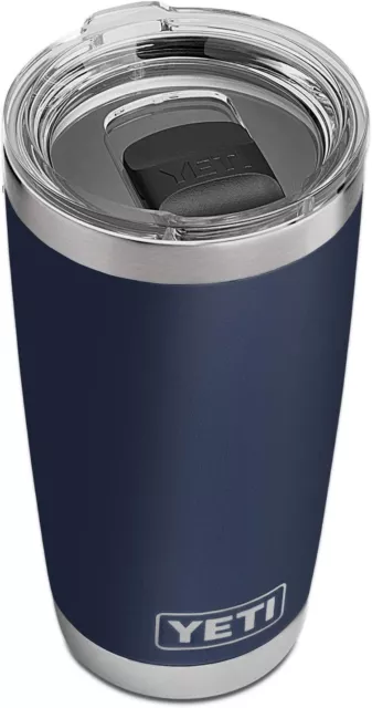YETI Rambler 20oz Stainless Steel Vacuum Insulated Tumbler w/MagSlider Lid Navy