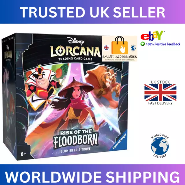 Disney Lorcana Tcg Rise Of The Floodborn Illumineer's Trove Weltweiter Versand!!