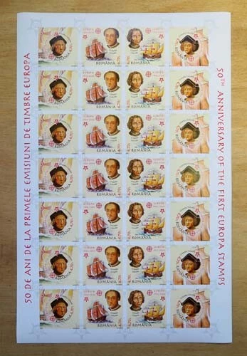 2005 Rumänien; 70 Serien Christoph Kolumbus, MiNr. 5974/77 B, **/MNH, ME 980,- 2