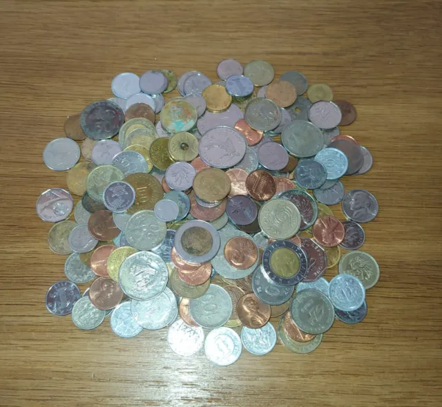 Münzen Konvolut - Sammlung - Lot aus aller Welt  - 712 Gramm
