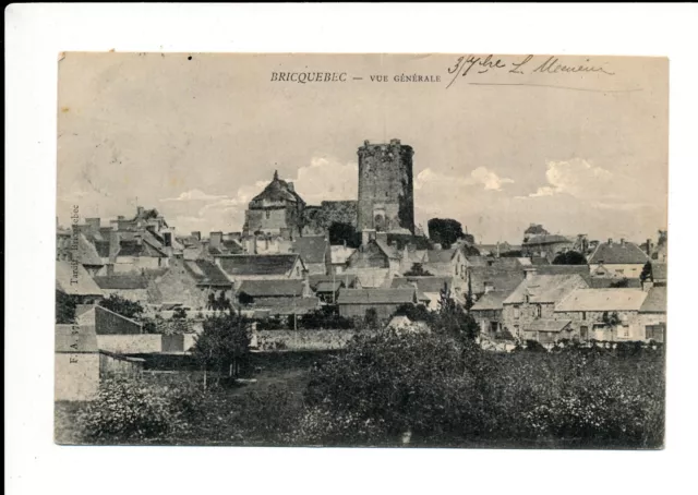 C14271 - Une Carte Postale Ancienne - BRICQUEBEC - Vue Générale