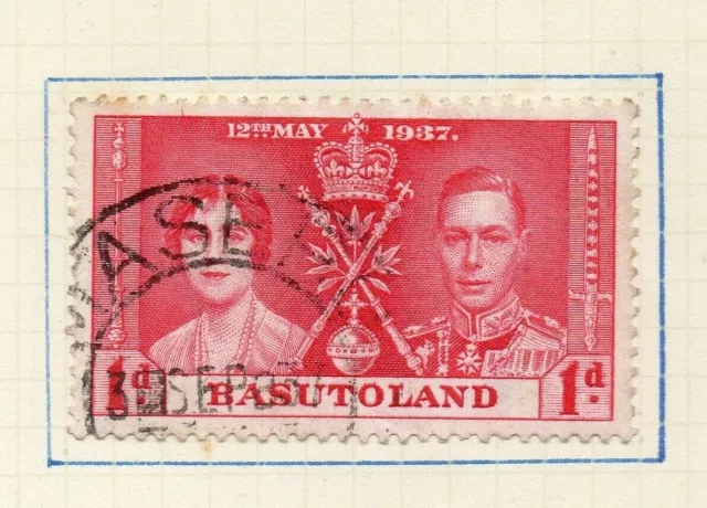Basutoland 1937 Early Issue Fine Used 1d. NW-195084