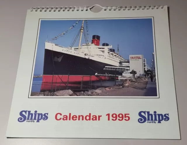 SHIPS MONTHLY Magazine - CALENDAR 1995