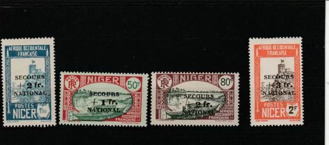 Nigeria 1941 Secours National 4 Valeurs Mlh MF51669