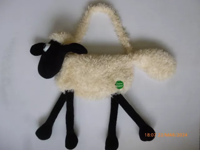 vintage Shaun the Sheep plush bag pyjama case with sounds Aardman rare? 2006