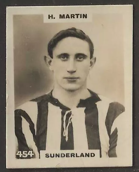 Pinnace Football-Photo Back-#0454- Sunderland - H. Martin