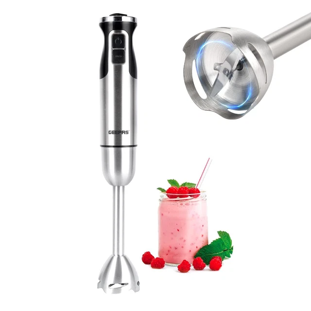 800W HAND BLENDER Handheld Immersion Stick Blender 12 Speed & Turbo