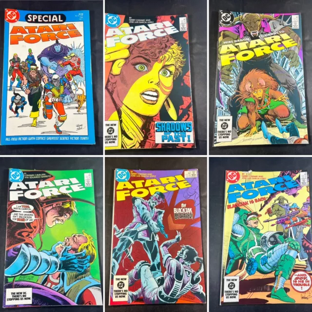 (Lot Of 6)  Atari Force No. 9, 10, 11, 13, 14, Special 1 DC Comics September 84