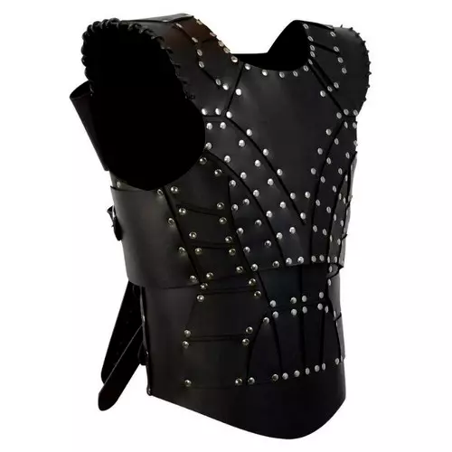 Medieval Dark Rogue Warrior Leather Breasplate SCA & LARP