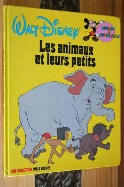 Walt Disney Jouons à apprendre  Les animaux et leurs petits de 1984