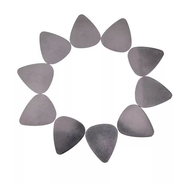 10X bass guitar picks stainless-steel acoustic electric guitar plectrum·0.30m#DC