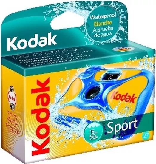 Kodak Ultra Sport Camera, Unterwasser-Einwegkamera  MHD 06/2024