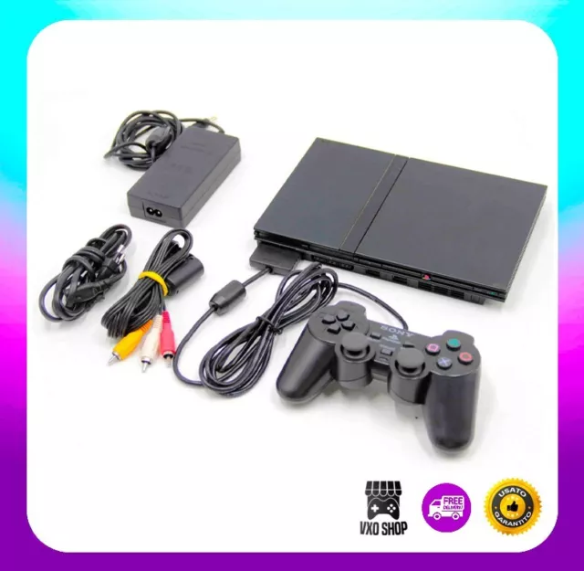 Console Sony Playstation 2 Modello Slim PS2 Originale Funzionante al 100% no ps4