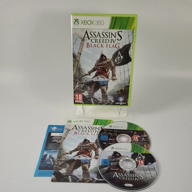 Assassins Creed IV 4 Black Flag Xbox 360 Action Adventure Video Game Manual PAL