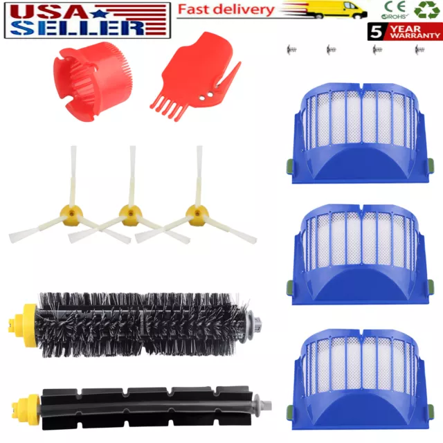 Brush Parts Kit for iRobot Roomba 600 Series 595 620 630 650 660 680 690 692