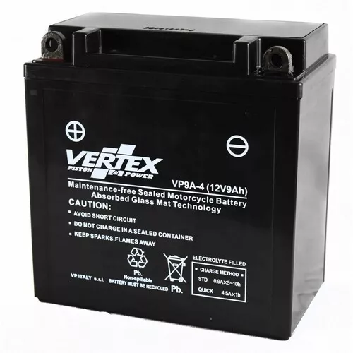 Vertex VP9A-4 Battery For Vespa ET4 125 96-00