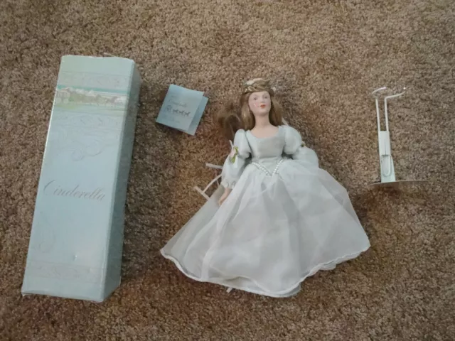 1984 Vintage Avon  Cinderella Fairy Tale Doll Collection - 10" Porcelain Doll