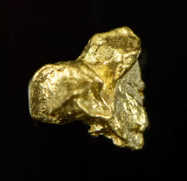 Natural Gold Nugget Australian .31 Gram Genuine