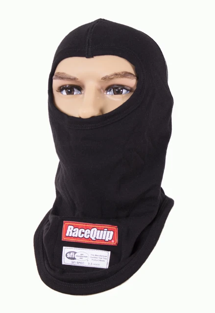 433992RQP RaceQuip Fire Retardant Balaclava Head Sock - Double Layer Hood