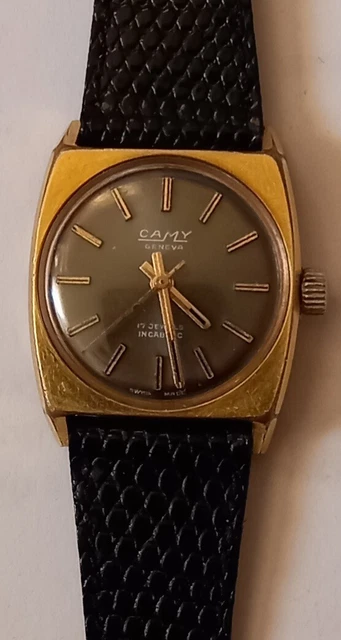 MONTRE BRACELET DAME Camy Genève Mécanique Swiss Made 17 Jewels