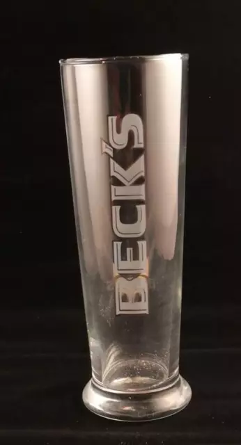 6 Original Becks Bierglas, Eichstrich 0,3 Liter, 6 Stück, Bier, Neu!