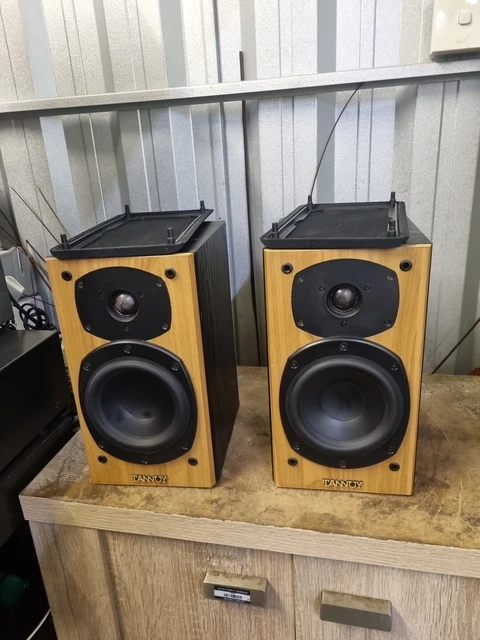 TANNOY ブックシェルフスピーカー 木目調 mercury m1