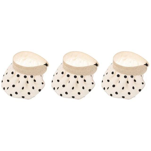 3pcs Sun Visor Hat pour femmes grand chapeau à bord large été été
