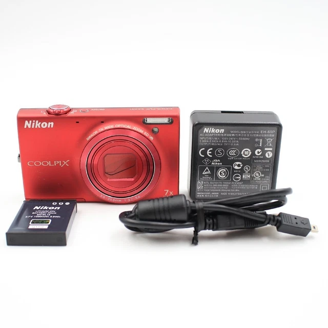 NIKON COOLPIX S6100 Super Red $299.20 - PicClick CA