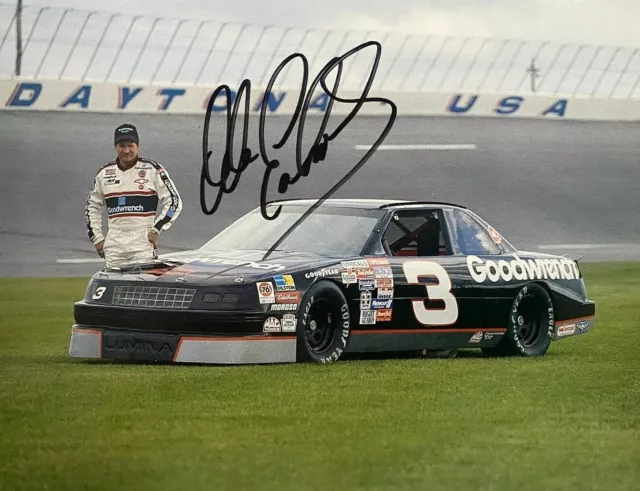 Dale Earnhardt Sr 1990 8.5x11 Signed Photo Reprint