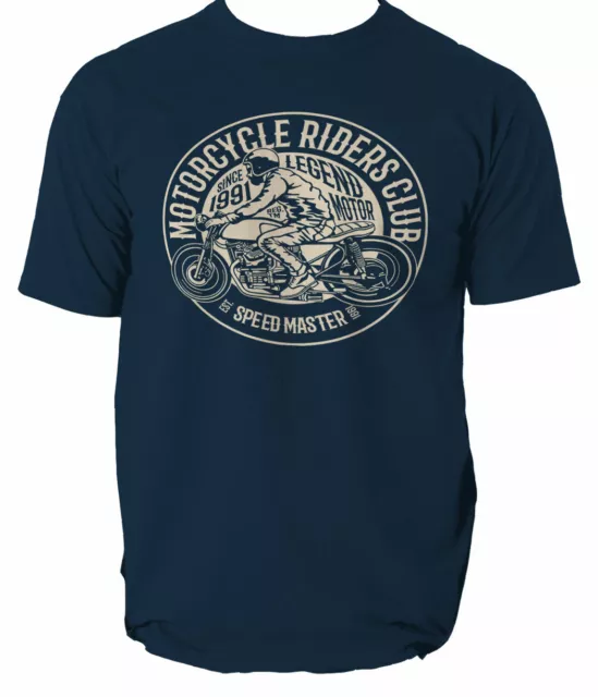 T Shirt Rider Biker Motorcycle Bike Motorbike Club Gift Mens Present  S-3XL