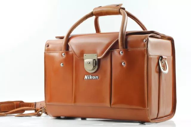 [Almost N. Mint] Nikon Leather Camera Compartment Case Bag FB-12 from Japan