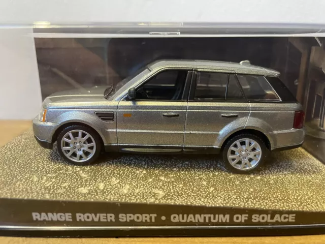 RANGE ROVER SPORT #79 James Bond Car Collection QUANTUM OF SOLACE DieCast Model