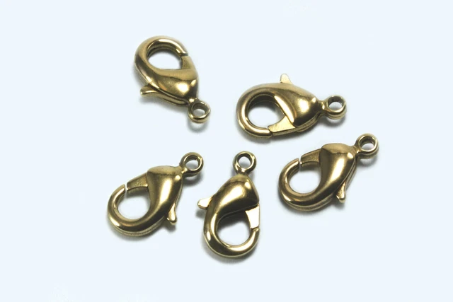 Sharplace Schmuckbastel-Set Mit Karabinerverschlüssen, Sprungringen & Crimps – 5–20 Mm, Bronze, 200 Teile