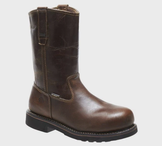 WOLVERINE WELLINGTON BOOTS Mens Crawford Waterproof Steel  display picture 3