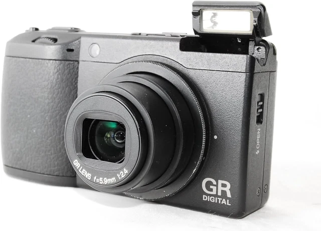 RICOH GR DIGITAL II 10.1MP Excellent++++ Digital Camera Black 2